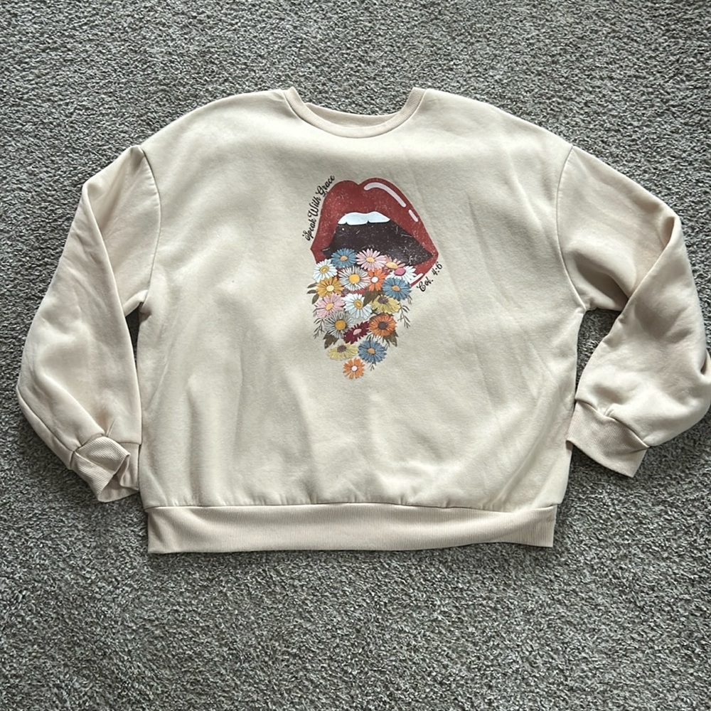 Large SHEIN Graphic Sweatshirt